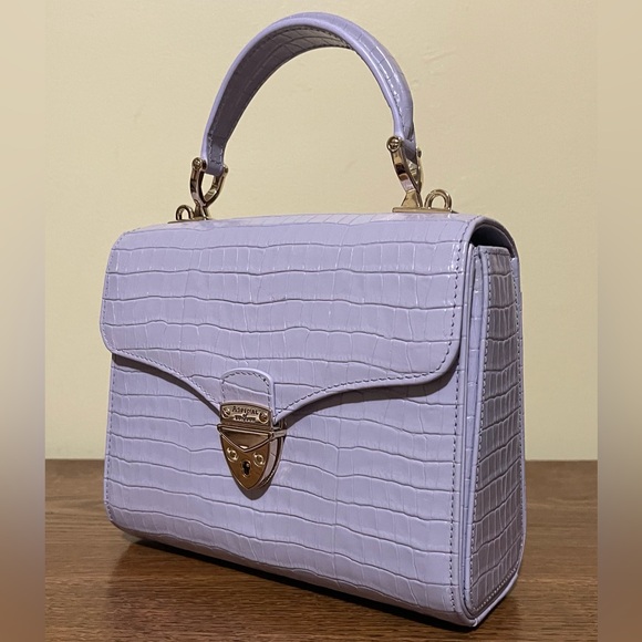 Aspinal of London Midi Mayfair Bag
Deep Shine English Lavender Small Croc - Picture 6 of 10